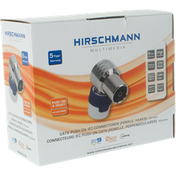 Hirschmann Multimedia Coax connector IEC-connectoren